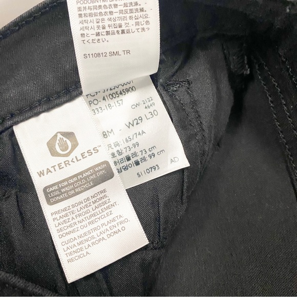 Levi’s Womens Soft Black Classic Straight Jeans - Picture 11 of 11